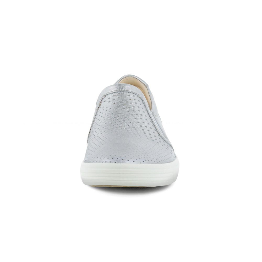 Slip On Mujer - ECCO Soft 7 - Plateados - ENT794813